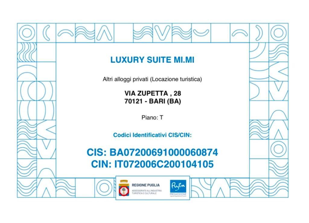 Luxury Suite Mimi Bari Kültér fotó